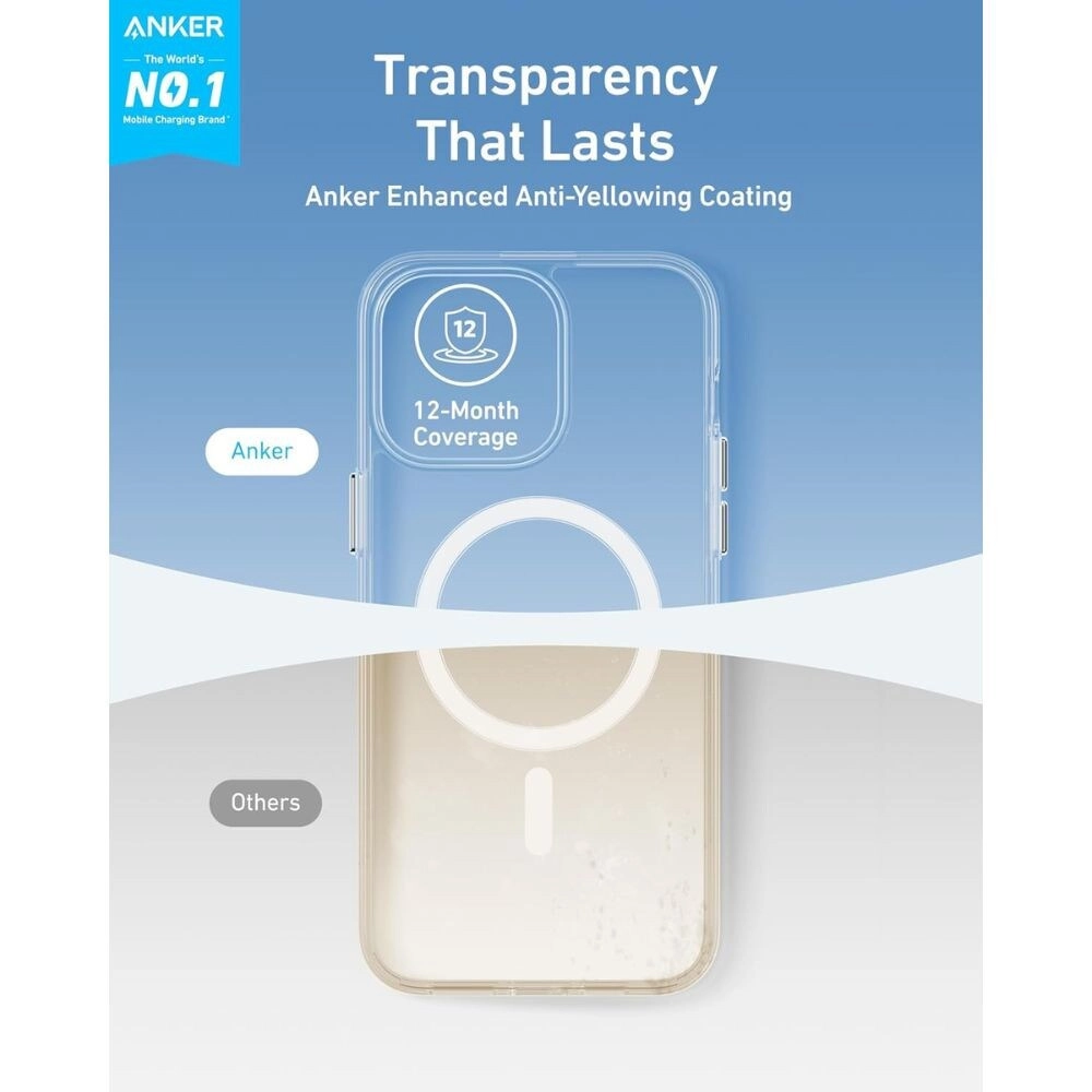 Magnetic Case Transparent for iPhone 16 Pro