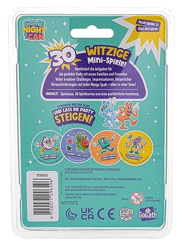Game Night in a Can - Card Game (German)