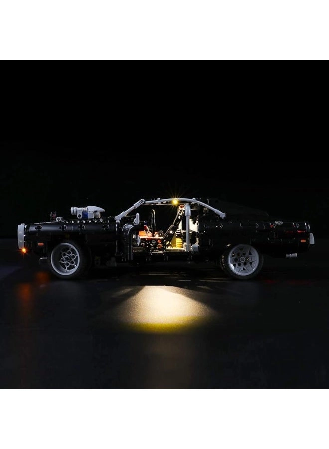 Led Lighting Kit for Technic Fast & Furious Dom’s Dodge Charger - Compatible with 42111