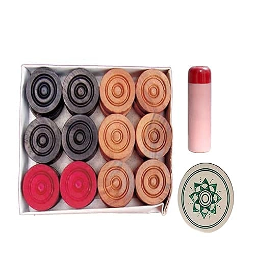 Round Pocket Carrom Board