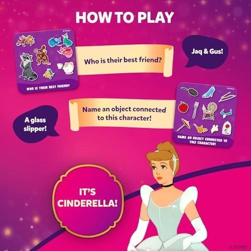 Guess in 10 Junior: Disney Princess - Card Game
