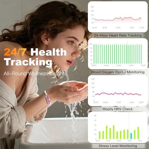 Smart Bracelet - 24/7 Heart Rate 24H Sleep Pink