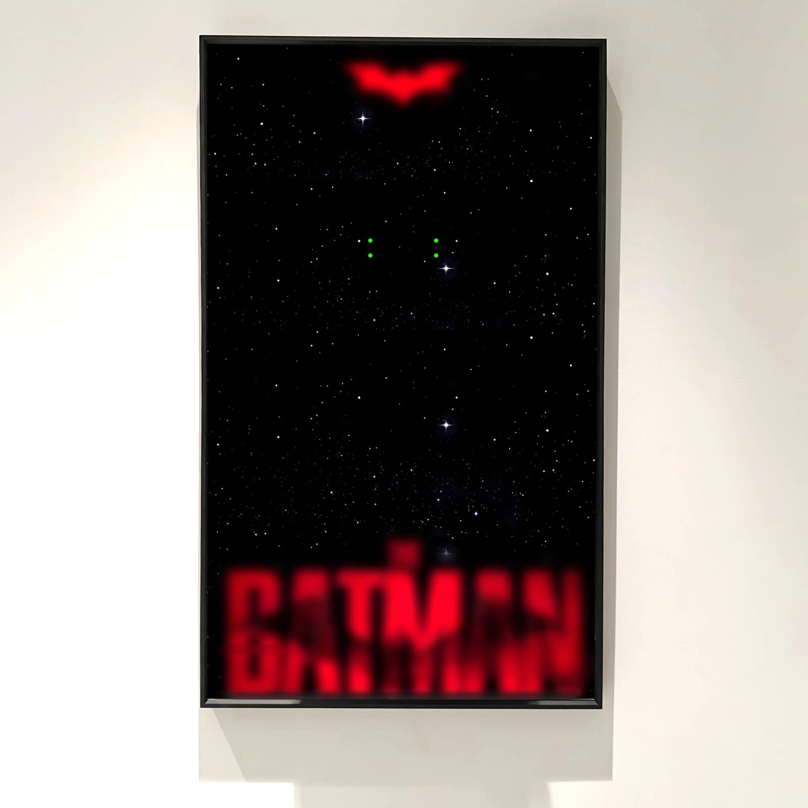 iCUANUTY Display Wall Plate for LEGO Batmobile 76328 - Aluminum