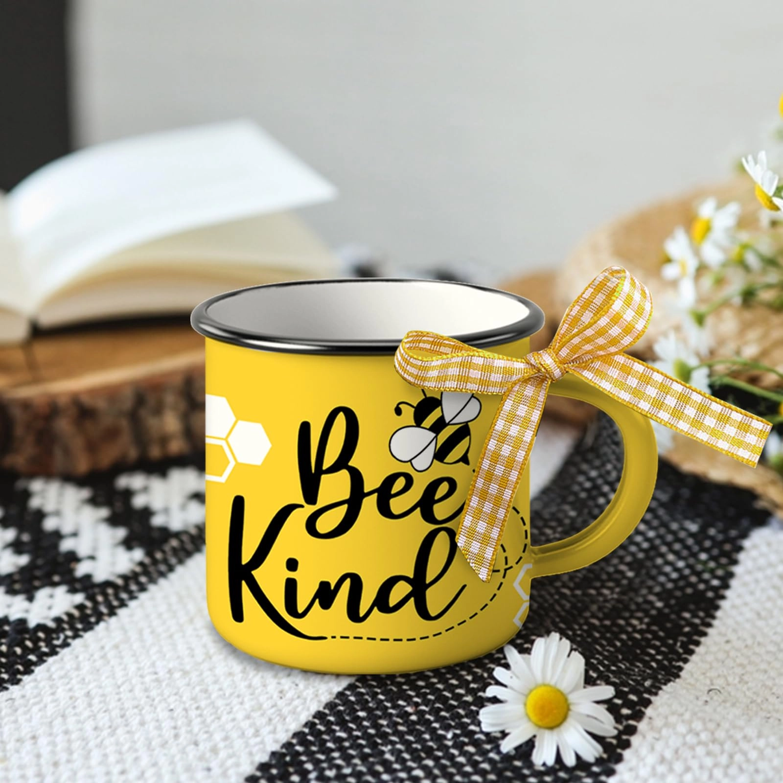 Bumble Bee Themed Mini Coffee Mug - 3 pcs