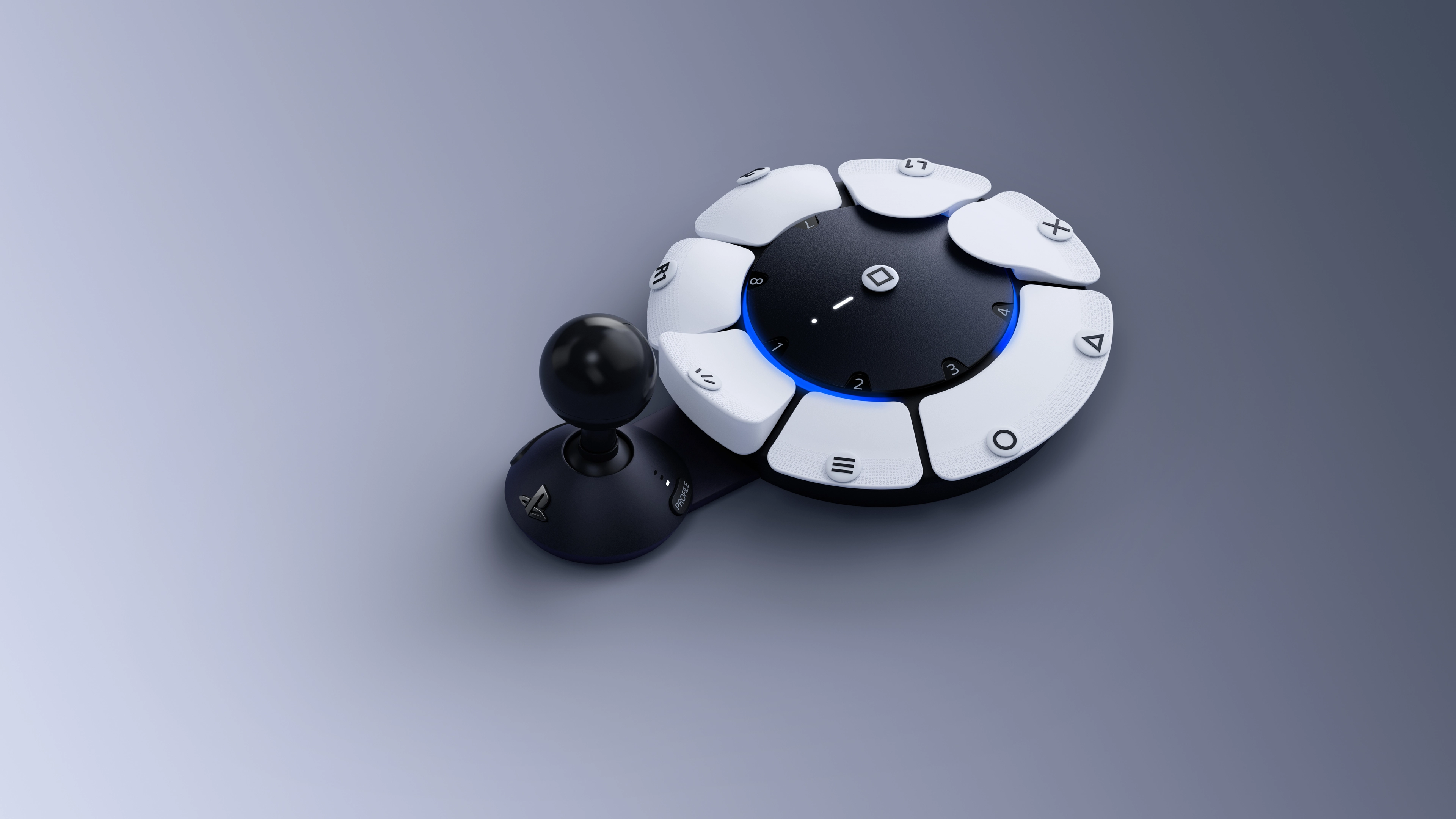 (Renewed) DualSense Edge - White/Black PlayStation 5