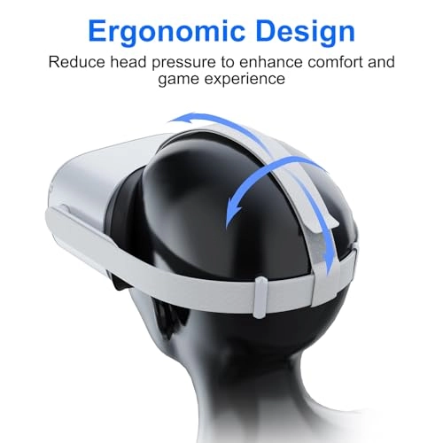 Head Strap - for Oculus Quest 2 + Thumb Grip Caps - 2 Pair