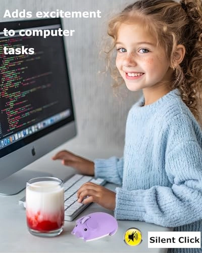 Cute Pig Wireless Mouse - Wireless