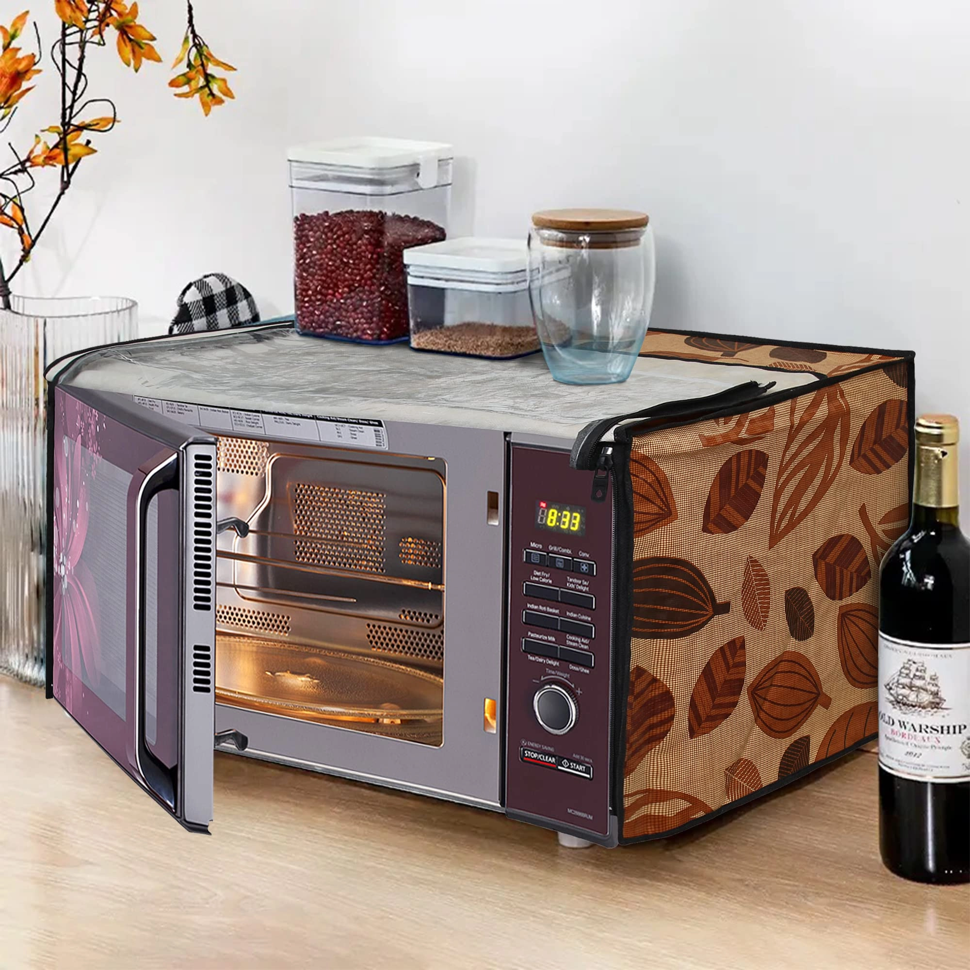 Microwave Oven Cover - 21 Litre MC2146BP Black