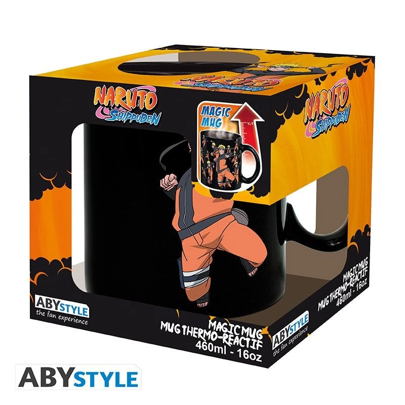 Naruto Shippuden Clone Jutsu Mug - Heat Changing - 460 ml