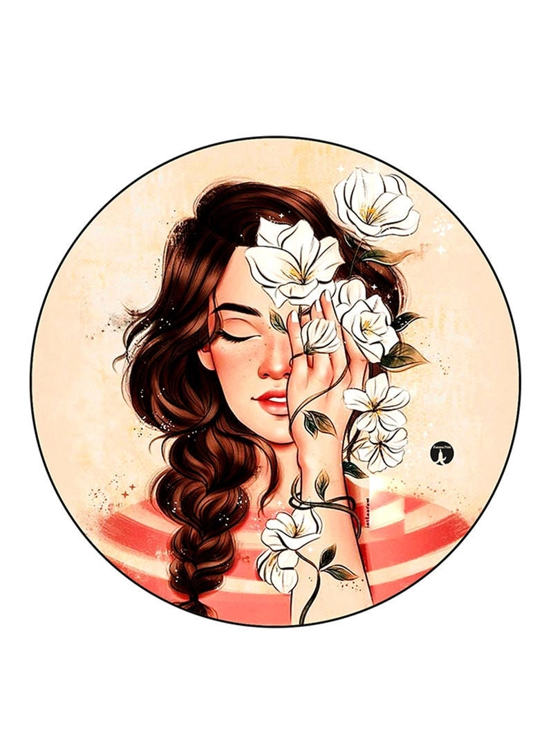 Girl Printed Mouse Pad