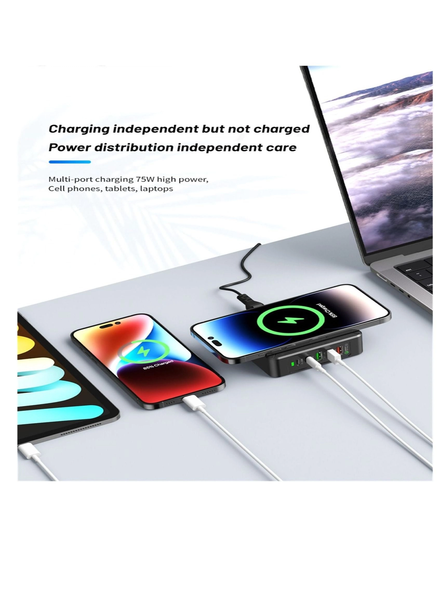 Smart Multi-Ports USB Charging Station - 75W