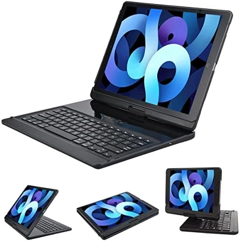 LENRICH 360 Degree Rotating Keyboard Case with Pencil Holder for iPad Pro 12.9-inch (2017, 2015)