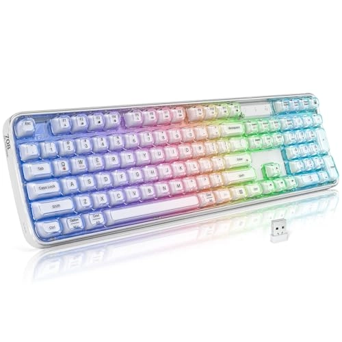 Clear Wireless Keyboard - USB-A