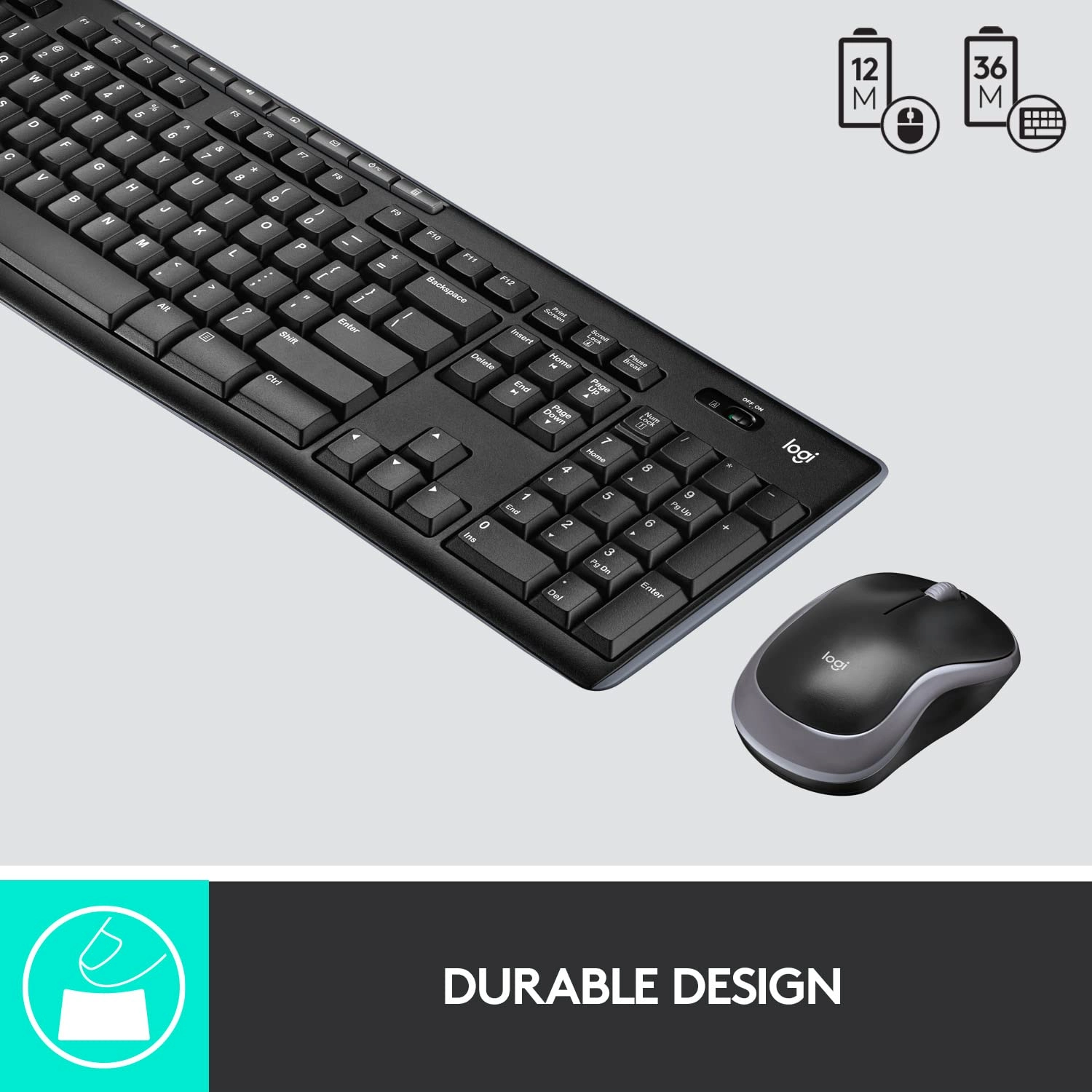 MK270r - QWERTY Wired/Wireless