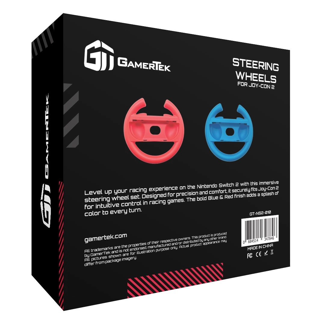 Steering Wheel Racing Wheel - Nintendo Switch 2 2-Pack Set