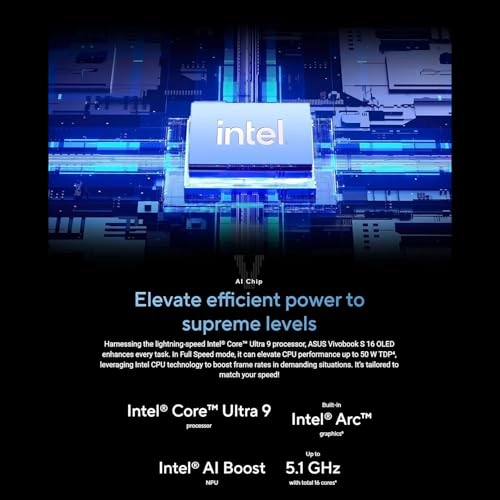 Vivobook 16 - 16'' Core Ultra9 285H 32GB DDR5 1TB SSD