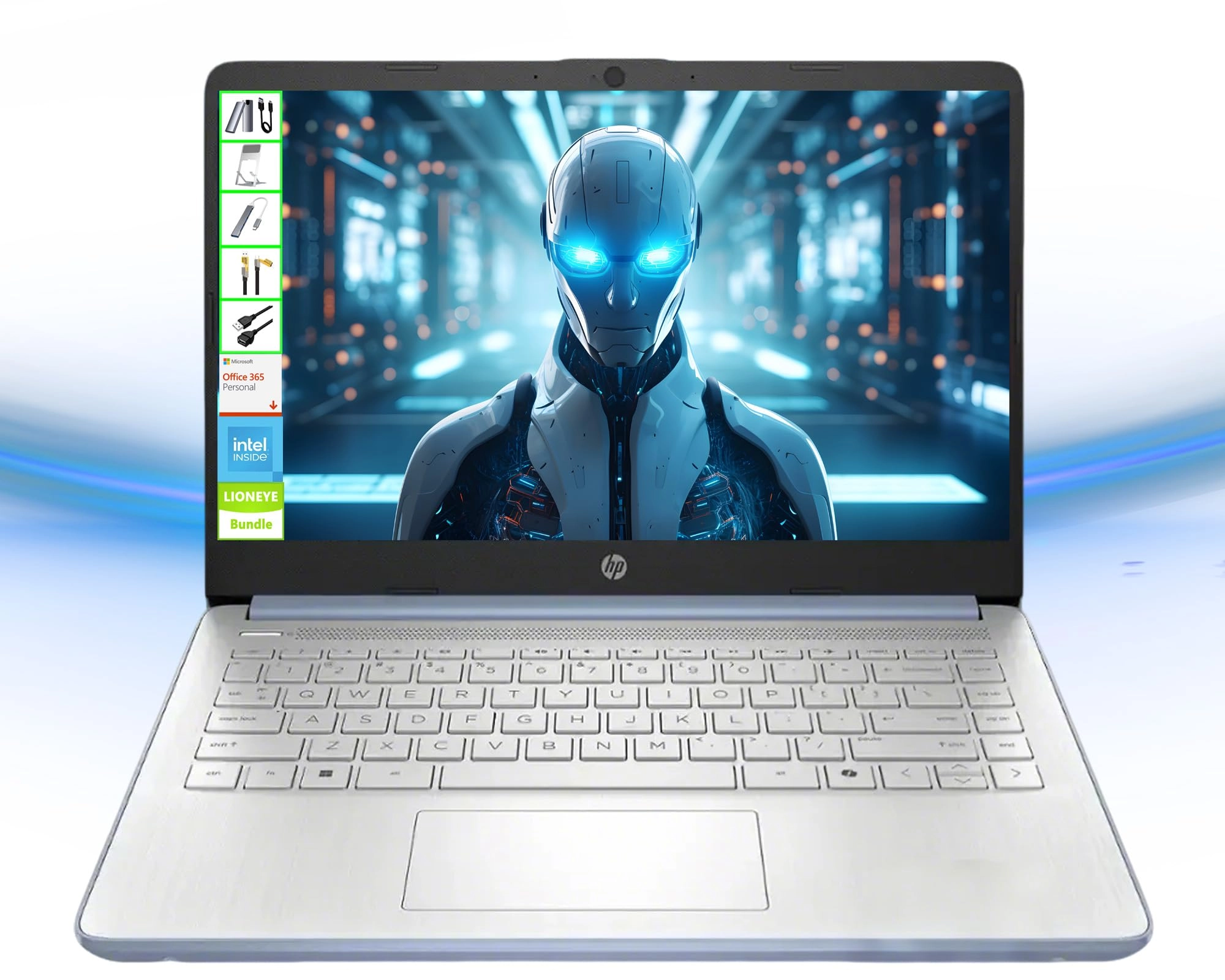14 Laptop Computer Laptop 14-dq6011dx - 14'' N150 16GB DDR4 128GB UFS + 256GB MSD Card