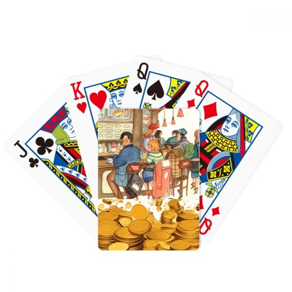 Miaoji Painting Cat Restaurant Catch Rat Gold Playing Card Classic Game