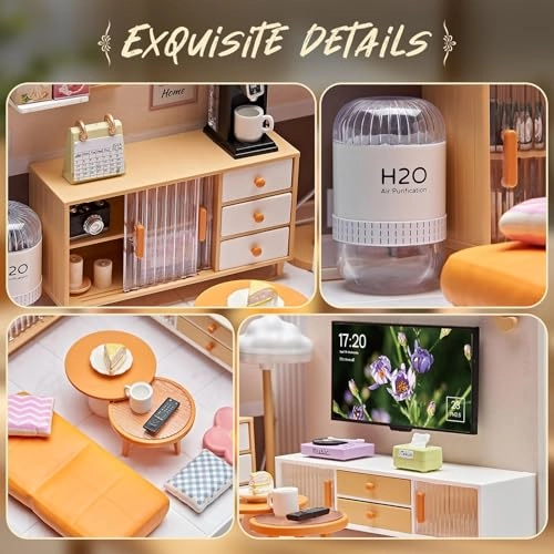 DIY Craft Kit - Miniature Living Room 1:20