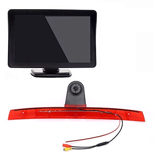 Brake Light Reversing Camera + Rear View Mirror Monitor - Night vision 628 x 586 pixels