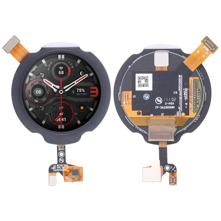 HUAIGNZDF Watch Spare Part LCD Screen with Digitizer Full Assembly for AMAZFIT T-Rex Pro