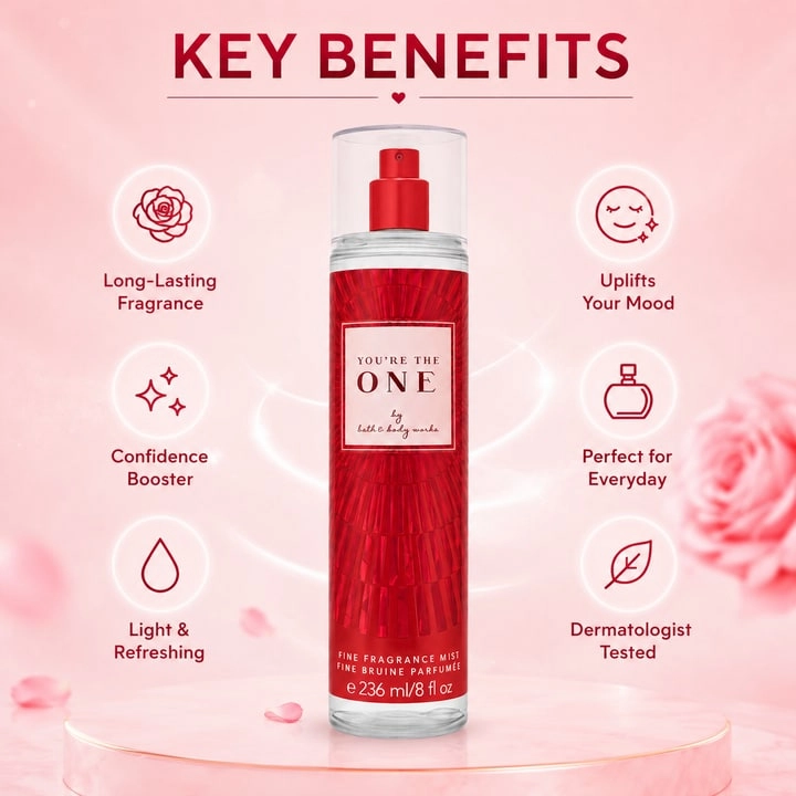 You're The One Fine Fragrance Mist - 236 mL white birch velvety rose strawberry nectar