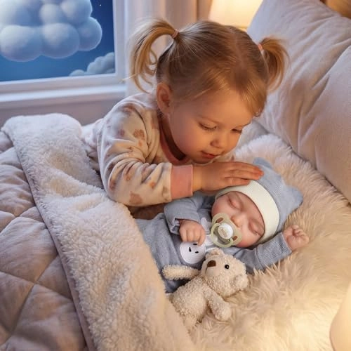 Tero Reborn Baby Doll - 17 Inch Vinyl Cotton Ages 3+