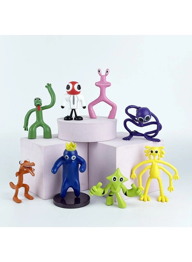 Rainbow Friends Toy Figure - Rainbow Friends 8 pcs