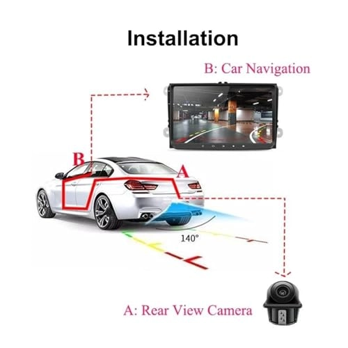 Car CCD Front View Camera - Night vision Wire 656 x 492