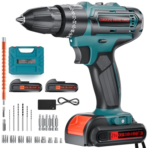 Cordless Drill - 2000 Milliamp Hours Kit