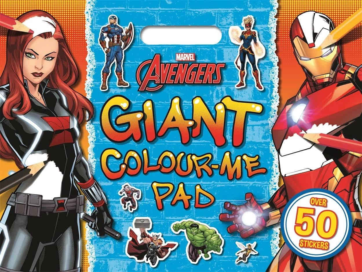 Igloo Books Marvel Avengers Giant Colour Me Pad - 3+ years