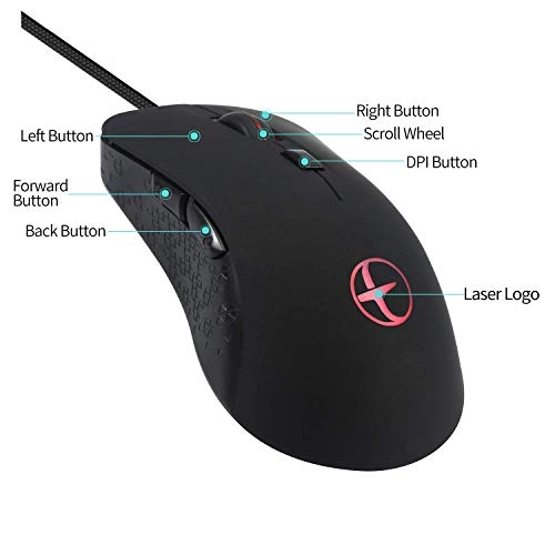 Heated Gaming Mouse - USB