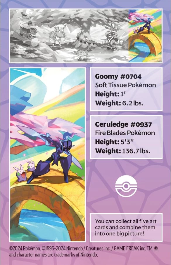 Vibrant Paldea Mini Tin - Ceruledge & Goomy 2 Booster Packs