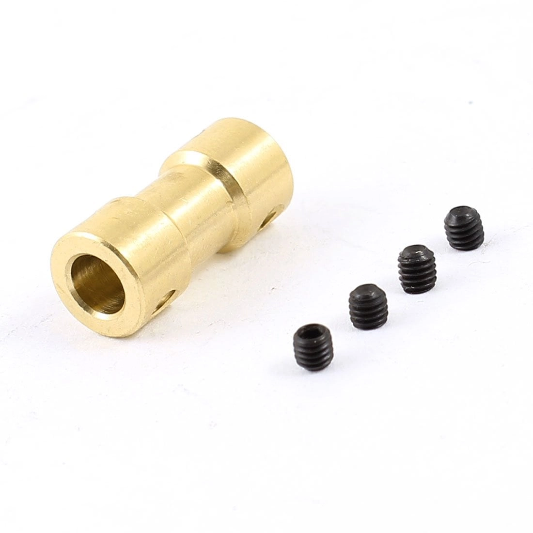 uxcell Motor Coupling Shaft Coupler Connector - 3mm to 5mm Brass
