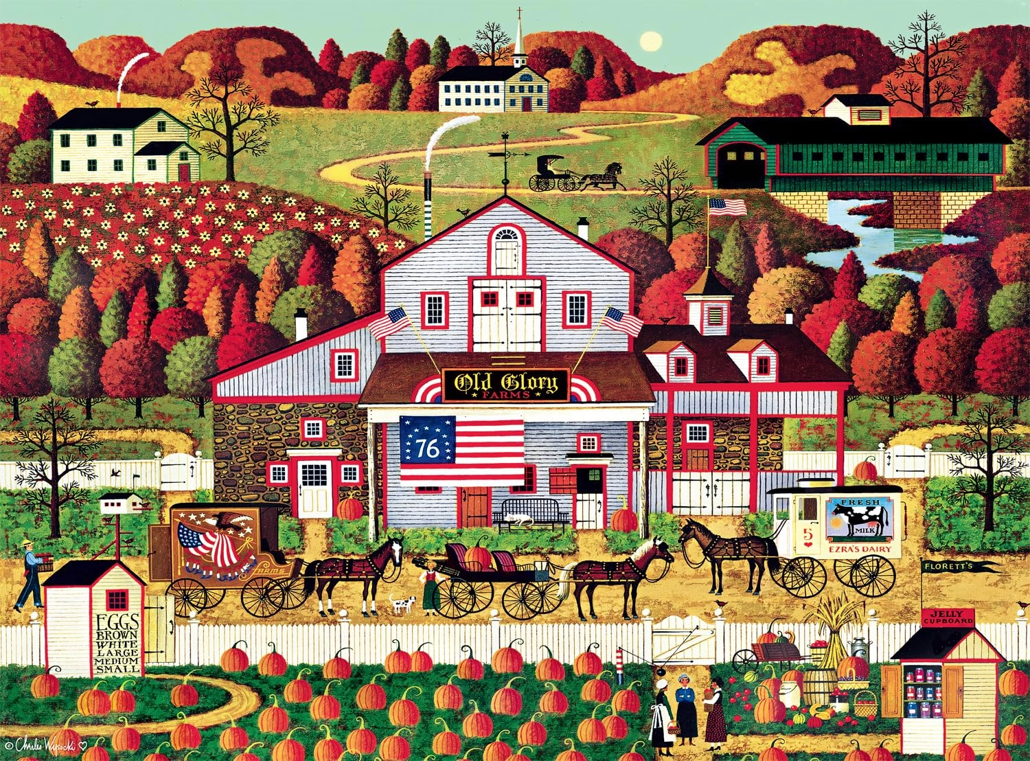 Buffalo Games Autumn Farms Puzzle - 1000 pcs