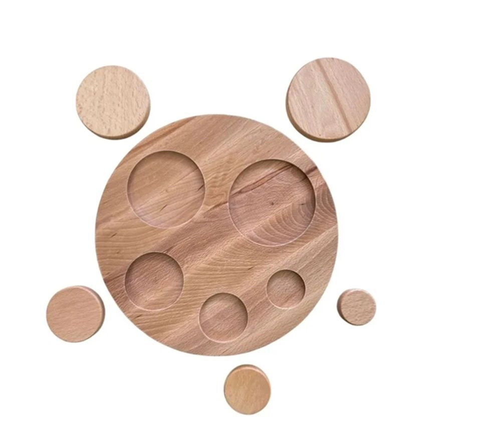 Wooden Grading Semicircles - Suitable for 2 years and above 6 pieces