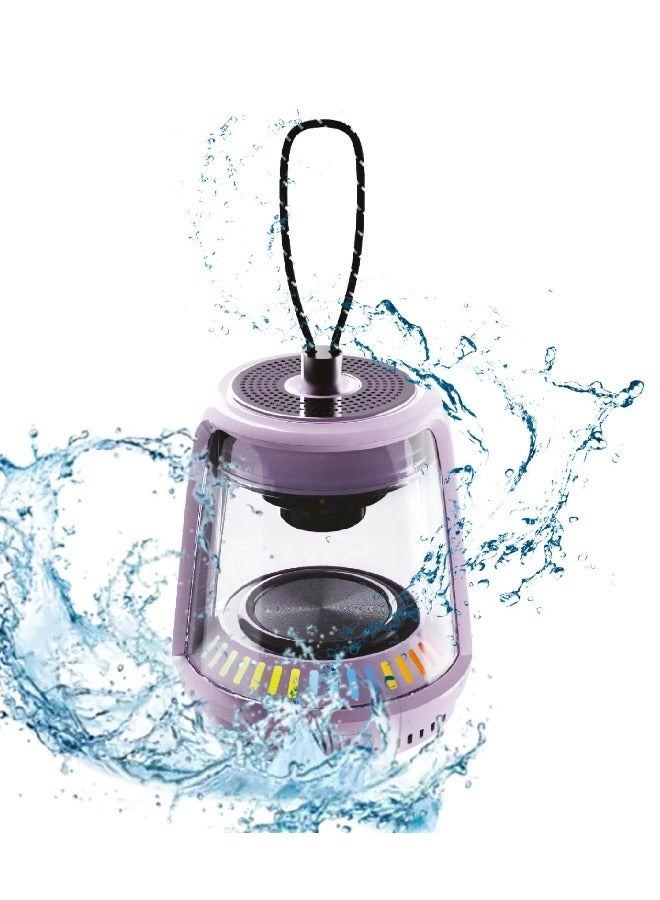 Aquilasonus Lamp - Bluetooth Speaker Purple