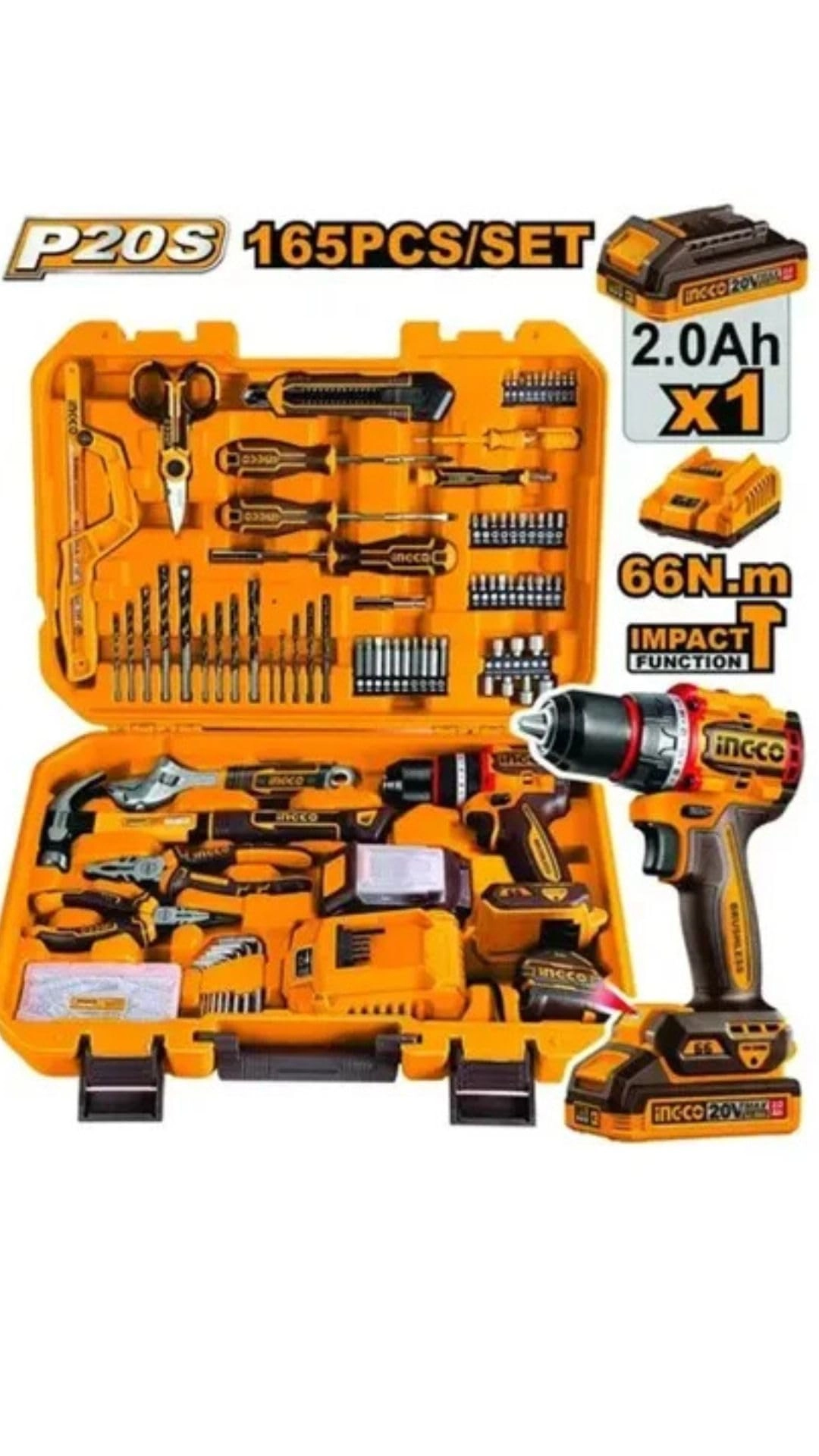 Ingco HKTHP11651 - 2.0Ah 20 Volts (DC)