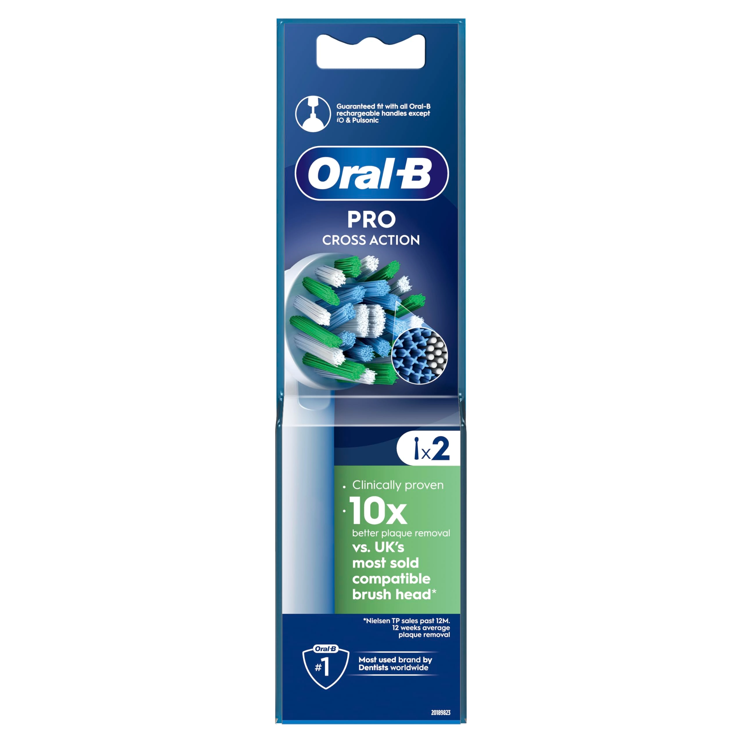 Oral-B CrossAction - 2 count White