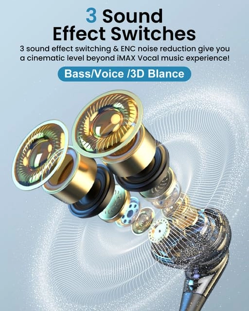 Neckband Headphones Wireless Earbud