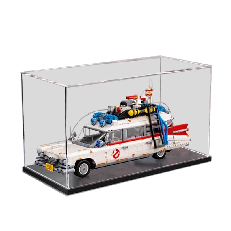 HCAEIOFJ Clear Acrylic Display Case for LEGO Icons 10274 - Ghostbusters ECTO-1