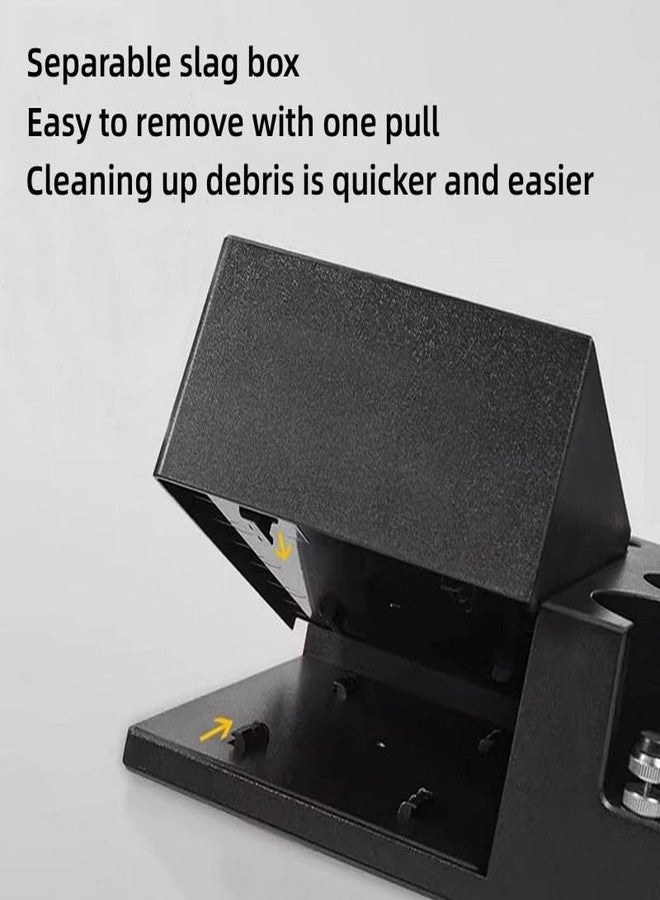 Knock Box - Plastic Black + Tamping Mat + Accessories Tool for Baristas + 51-58MM Espresso Tamper