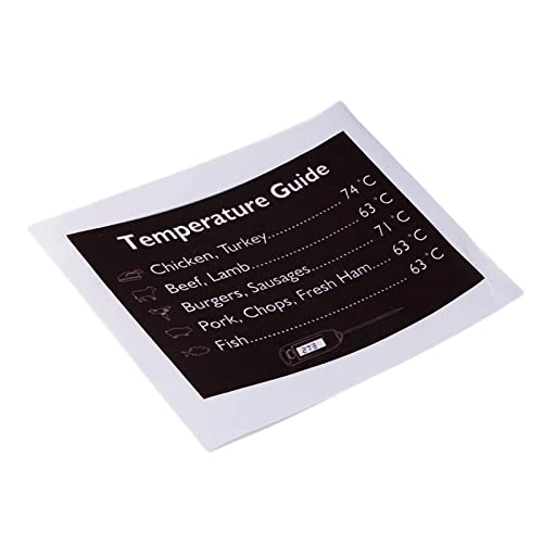 Air Fryer Conversion Chart Sticker - high quality polymeric vinyl 1pcs*Temperature Guide/1pcs*Conversion chart