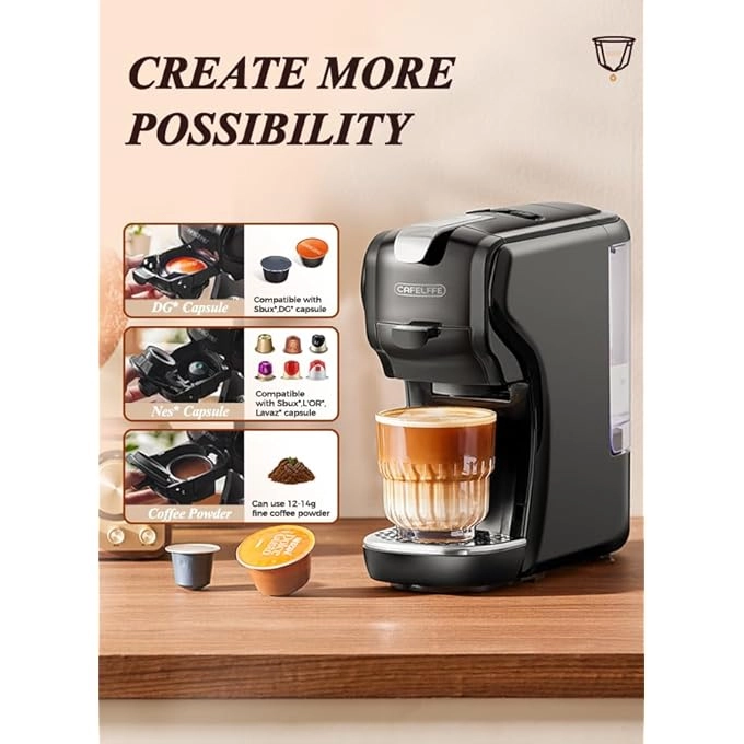3-in-1 Capsule Coffee Maker ST504