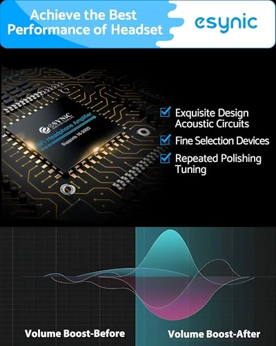Headphone Amplifier - 16~300 ohm Rechargeable 3.5 mm
