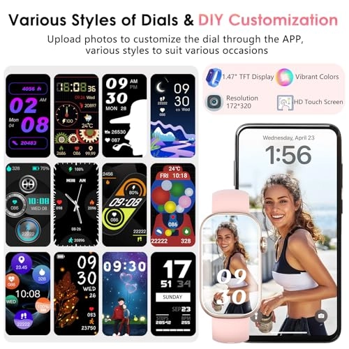 Fitness Tracker Smart Watch 45.6mm ABS + PC GPS