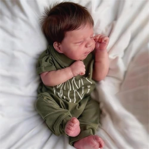 Reborn Baby Doll - 18 Inches 48 cm Silicone Baby Boy Ages 3+