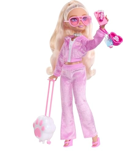 Barbie Dream Besties Malibu Doll - Travel 7 Pieces Ages 4+