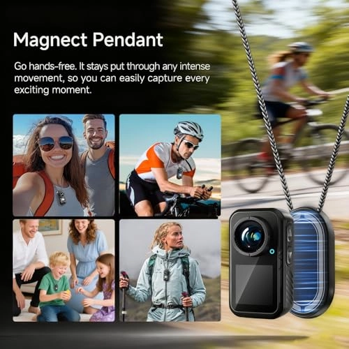 Dual Screen Sports Body Camera - 5 MP 128G