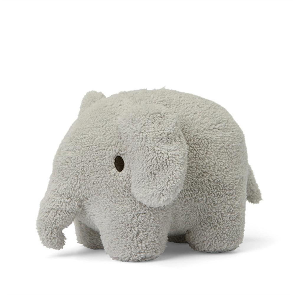Bon Ton Toys Elephant Terry 23 cm Plush Light Grey